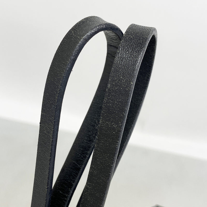 【6hf5997】フェンディ トートバッグ ズッキーノ ナイロンキャンバス ブラウン ブラック シルバー金具【中古】レディース
