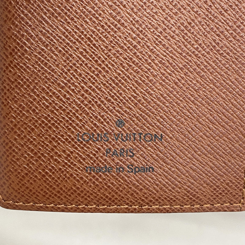 【6hf6003】ルイヴィトン 手帳カバー モノグラム アジェンダPM R20005 ブラウン【中古】メンズ レディース ユニセックス