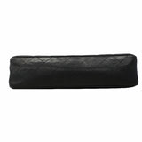 【6hf6010】シャネル ショルダーバッグ マトラッセ Wフラップ Wチェーン キャビアスキン ブラック シルバー金具【中古】レディース
