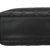 【6hf6011】シャネル ハンドバッグ マトラッセ キャビアスキン ブラック ゴールド金具【中古】レディース