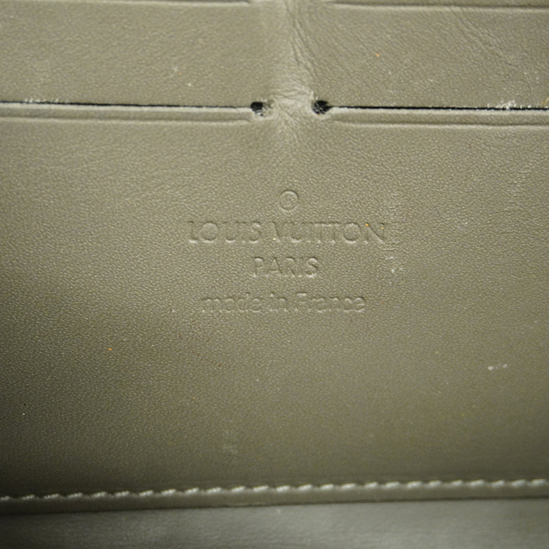 【6hf6016-k】ルイヴィトン 長財布 ヴェルニ ジッピーウォレット M93723 ヴェールブロンズ【中古】レディース