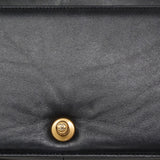【6hf6032】シャネル ショルダーバッグ ボーイシャネル チェーンショルダー ラムスキン ブラック ゴールド金具【中古】レディース