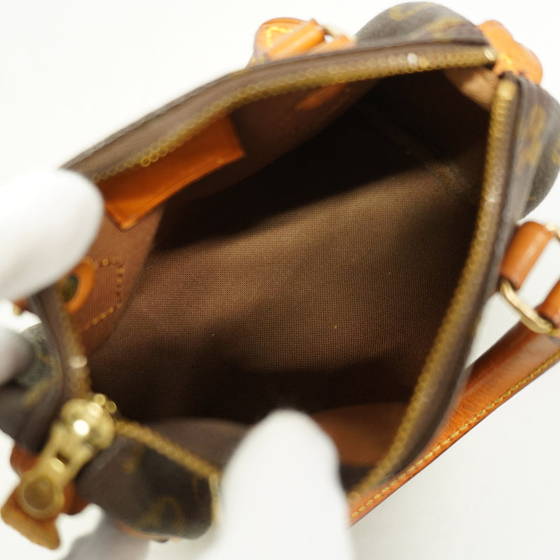 【6hf6039】ルイヴィトン ハンドバッグ モノグラム ミニスピーディ M41534 ブラウン【中古】レディース