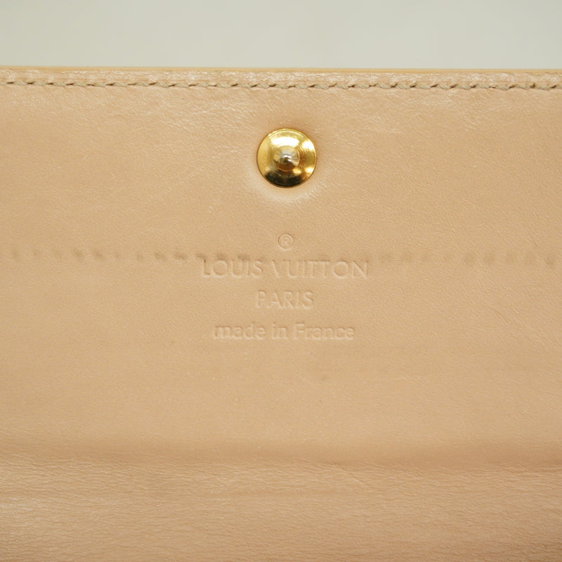 【6hf6047-k】ルイヴィトン 長財布 ヴェルニ ポルトフォイユサラ M91522 ローズフロランタン【中古】レディース