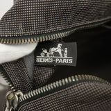 【6hf6051】エルメス トートバッグ エールラインMM ナイロン グレー シルバー金具【中古】メンズ レディース ユニセックス