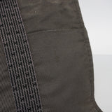 【6hf6051】エルメス トートバッグ エールラインMM ナイロン グレー シルバー金具【中古】メンズ レディース ユニセックス