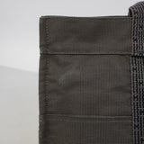【6hf6051】エルメス トートバッグ エールラインMM ナイロン グレー シルバー金具【中古】メンズ レディース ユニセックス