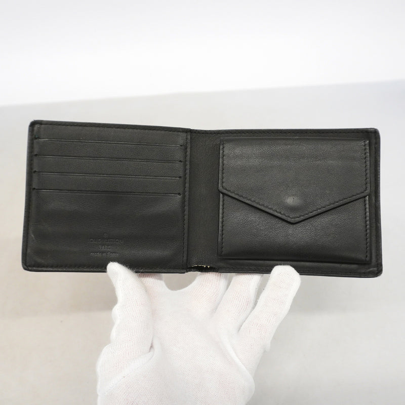 【6hf6060】ルイヴィトン 財布 ダミエ・アンフィニ ポルトフォイユマルコNM N63334 オニキス【中古】メンズ