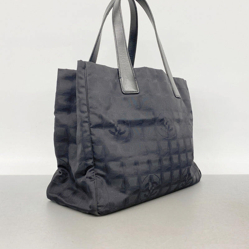 【6hf6066】シャネル トートバッグ ニュートラベル ナイロン ブラック【中古】レディース