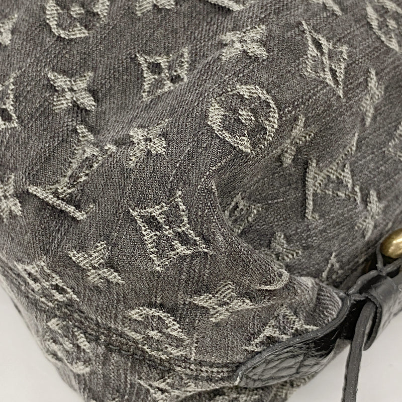 【6hf6069】ルイヴィトン ハンドバッグ モノグラム・デニム ネオカヴィGM M95352 ノワール 2wayバッグ【中古】レディース