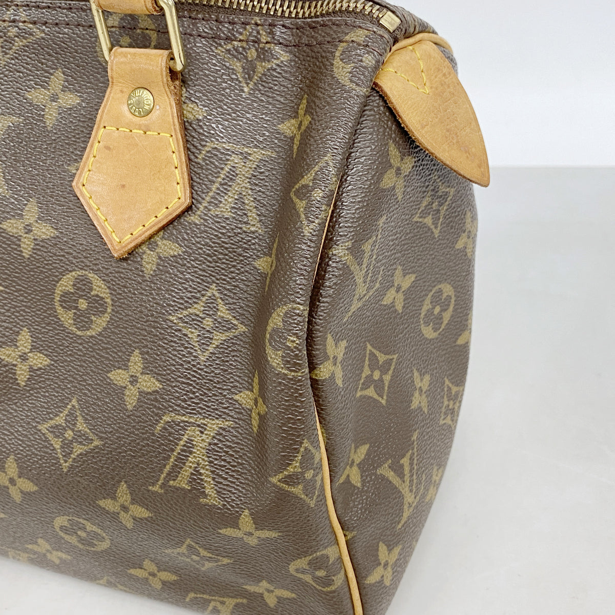 【6hf6073】ルイヴィトン ハンドバッグ モノグラム スピーディ25 M41109 ブラウン【中古】レディース