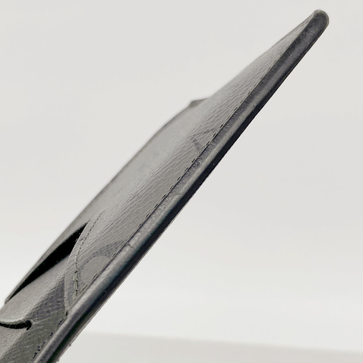 【6hf6074】ルイヴィトン コインケース モノグラム・エクリプス リバース コインカードホルダー M69533 グレー ブラック【中古】メンズ