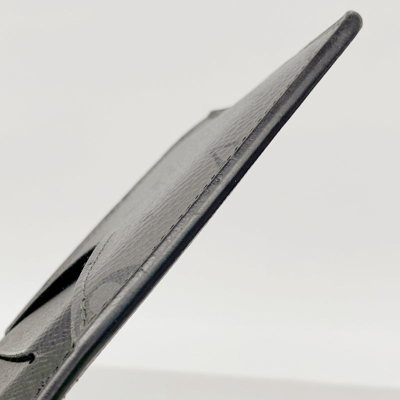 【6hf6074】ルイヴィトン コインケース モノグラム・エクリプス リバース コインカードホルダー M69533 グレー ブラック【中古】メンズ