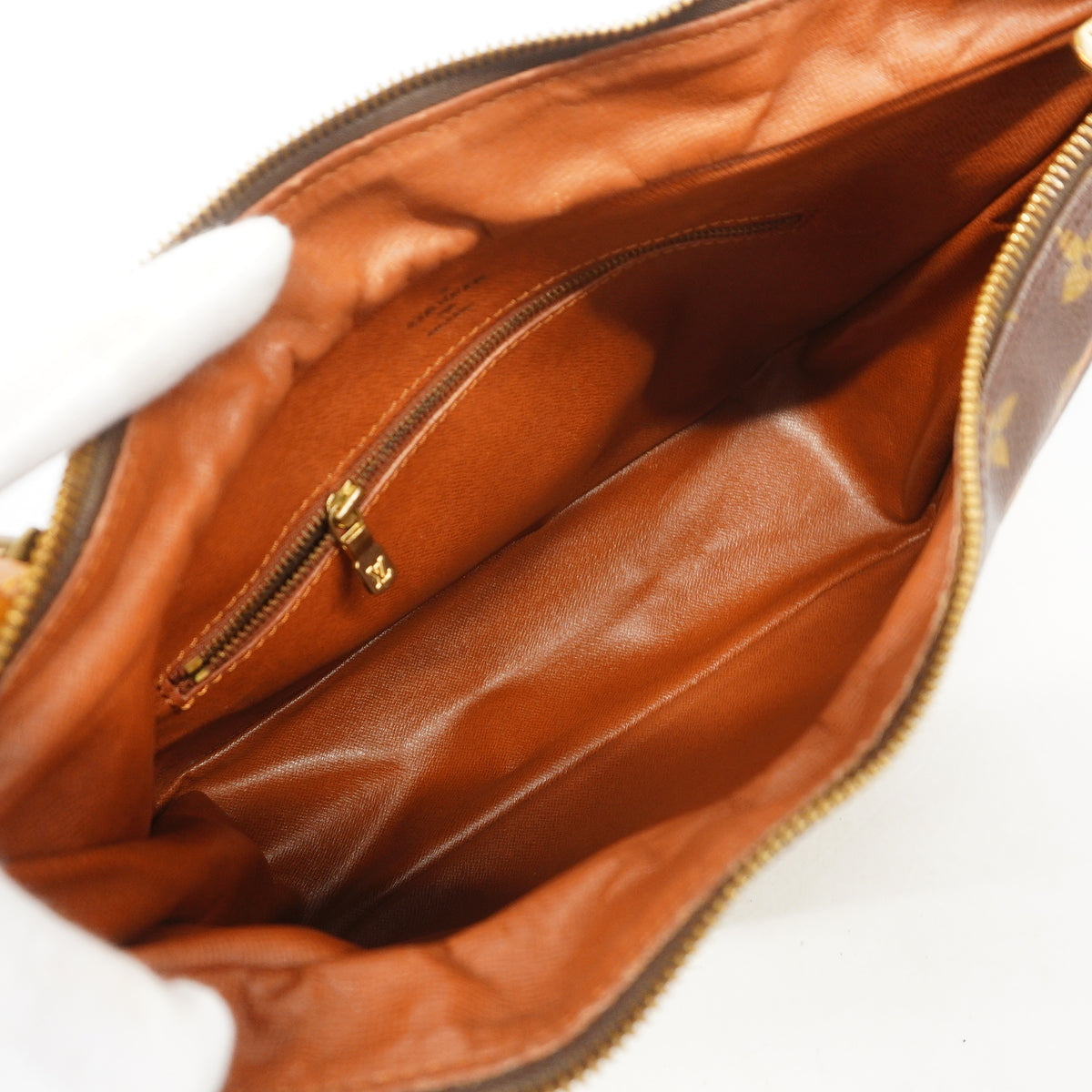 【6hf6082】ルイヴィトン ショルダーバッグ モノグラム ブローニュ30 M51265 ブラウン【中古】レディース