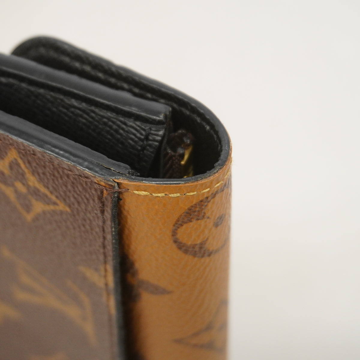 【6hf6086】ルイヴィトン 長財布 モノグラム・リバース ポルトフォイユ エミリー M82157 ブラウン【中古】レディース