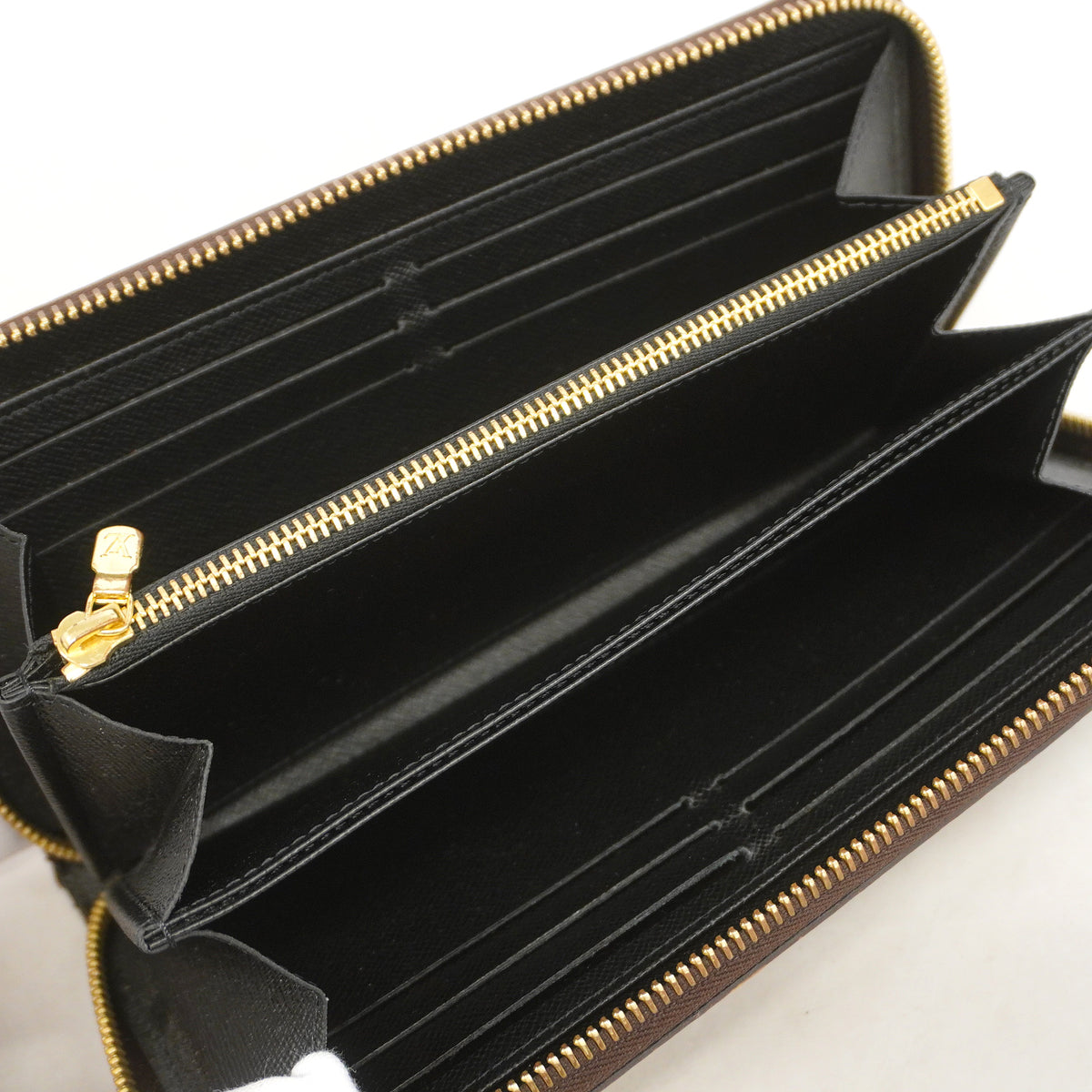 【6hf6087】ルイヴィトン 長財布 モノグラム・リバース ジッピーウォレット M82444 ブラウン【中古】メンズ レディース ユニセックス