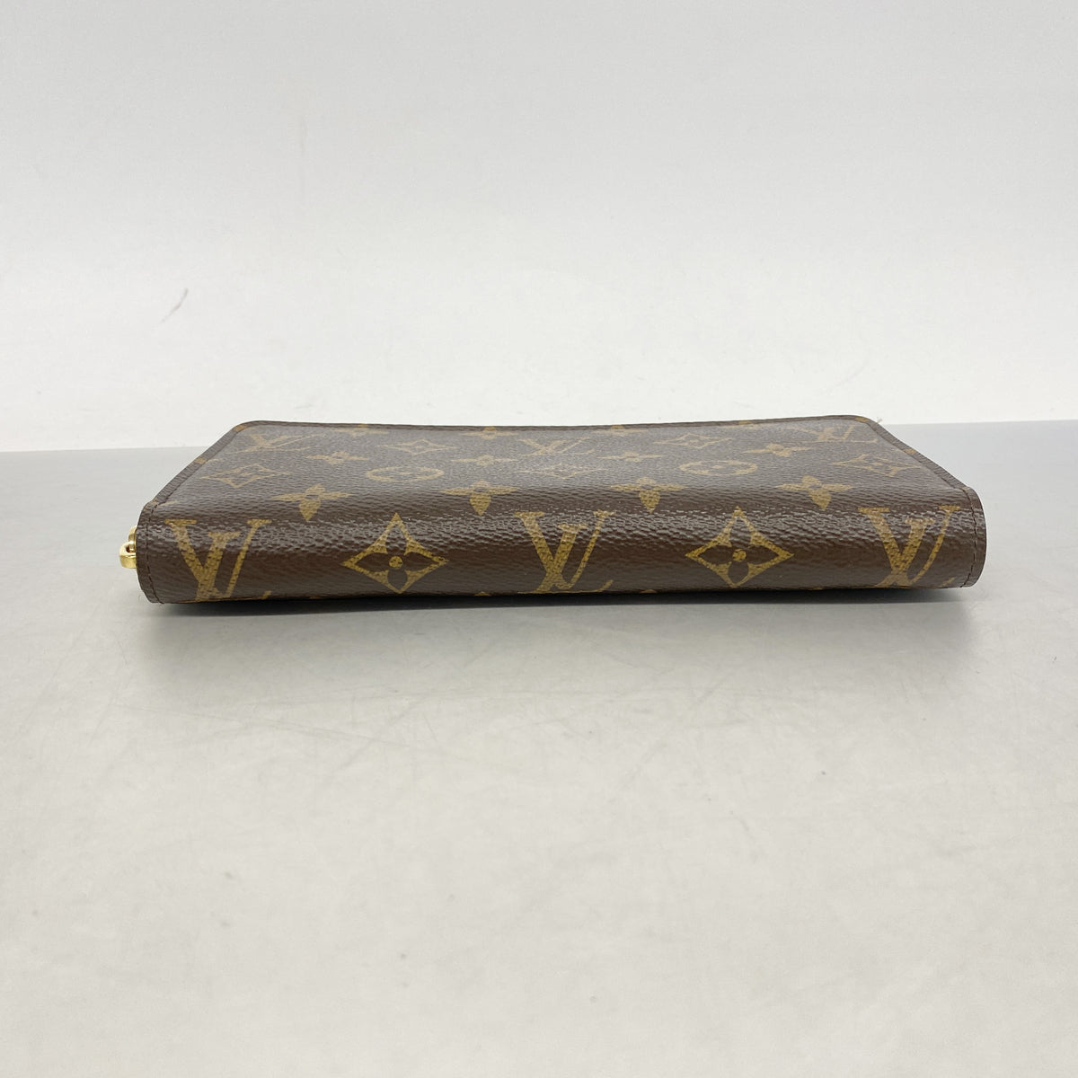 【6hf6097】ルイヴィトン 長財布 モノグラム ジッピーウォレット M42616 ブラウン【中古】レディース