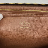 【6hf6097】ルイヴィトン 長財布 モノグラム ジッピーウォレット M42616 ブラウン【中古】レディース