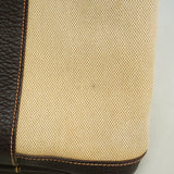 【6hf6116】エルメス トートバッグ ガーデンパーティPM トワルアッシュ ナチュラル/マロン シルバー金具 □J刻印【中古】レディース