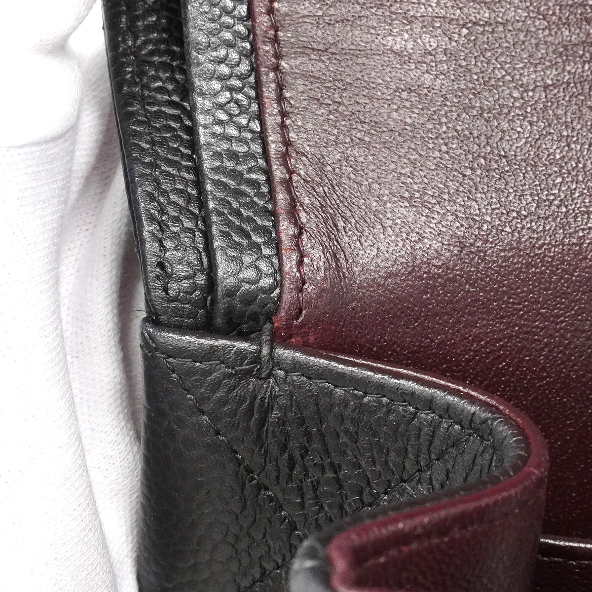【6hf6120】シャネル ショルダーバッグ デカマトラッセ Wフラップ Wチェーン キャビアスキン ブラック シルバー金具【中古】レディース