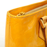 【6hf6131】ルイヴィトン トートバッグ ヴェルニ ヒューストン M91004 ベージュ【中古】レディース