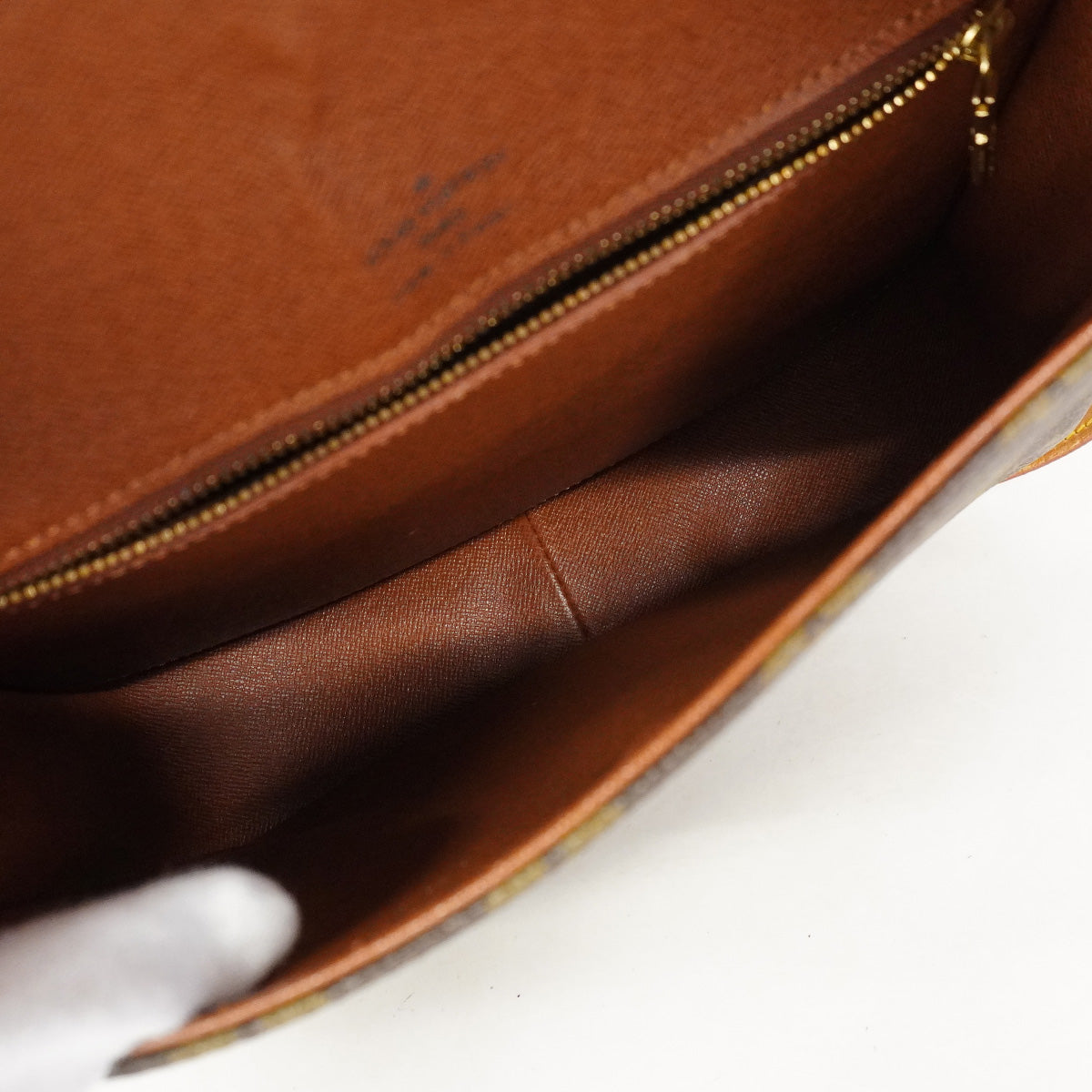 【6hf6133】ルイヴィトン ショルダーバッグ モノグラム サンクルーGM M51242 ブラウン【中古】レディース