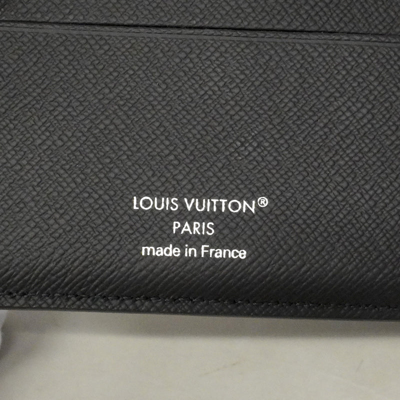 【6hf6136】ルイヴィトン 札入れ モノグラム・マカサー ポルトフォイユミュルティプル M69408 ブラウン ブラック【中古】メンズ