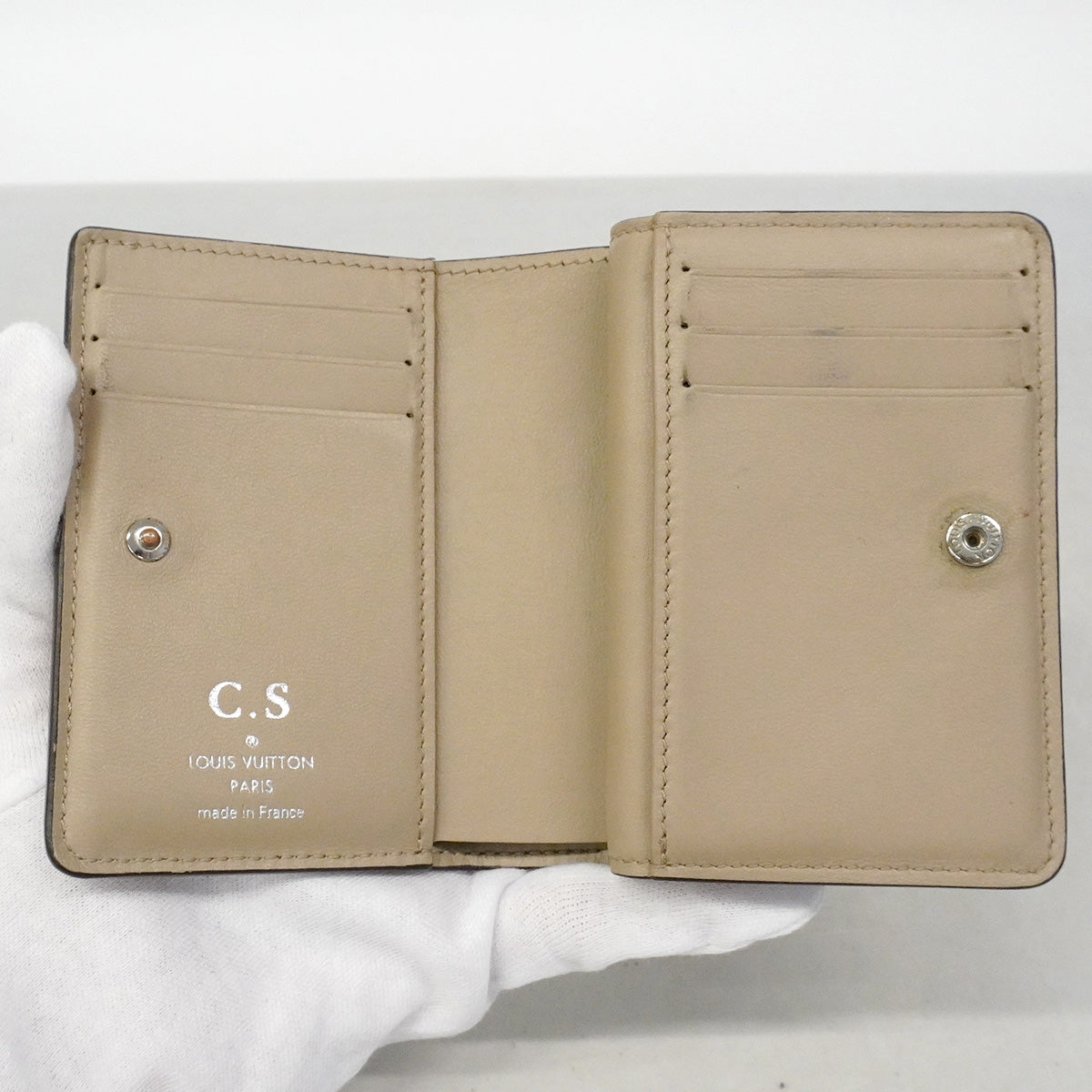 【6hf6137】ルイヴィトン 財布 マヒナ ポルトフォイユクレア M80817 ガレ【中古】レディース