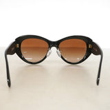 【6hf6139】シャネル サングラス 5492-A プラスチック ブラック ゴールド金具【中古】レディース