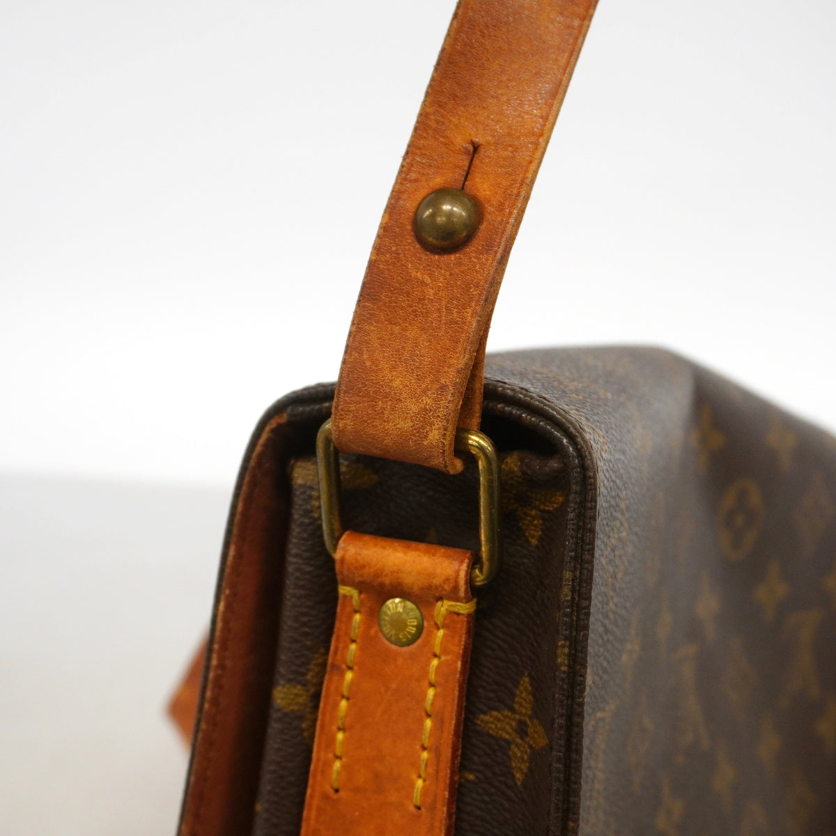 【6hf6141】ルイヴィトン ショルダーバッグ モノグラム カルトシエールMM M51253 ブラウン【中古】レディース