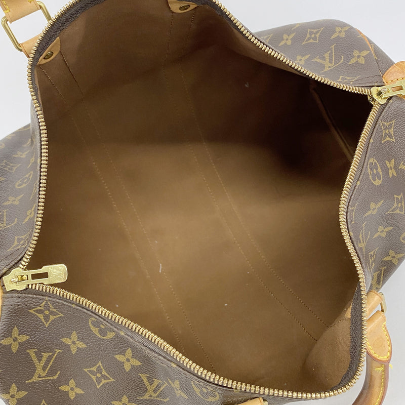 【6hf6150】ルイヴィトン ボストンバッグ モノグラム キーポル45 M41428 ブラウン【中古】メンズ レディース ユニセックス