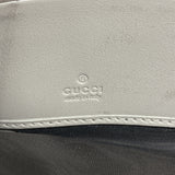 【6hf6162】グッチ 長財布 GGエンボス 625558 レザー アイボリー シルバー金具【中古】メンズ