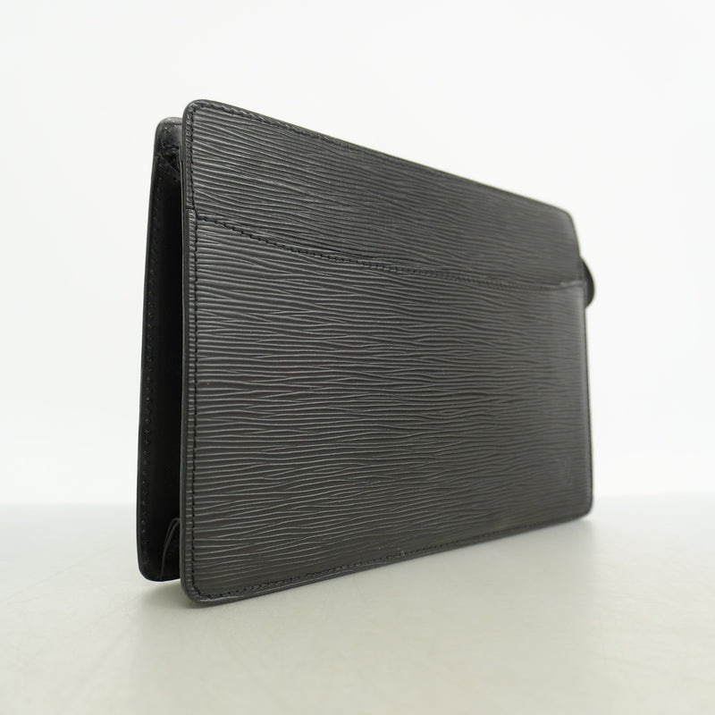 【6hf6184】ルイヴィトン クラッチバッグ エピ ポシェットオム M52522 ノワール【中古】メンズ