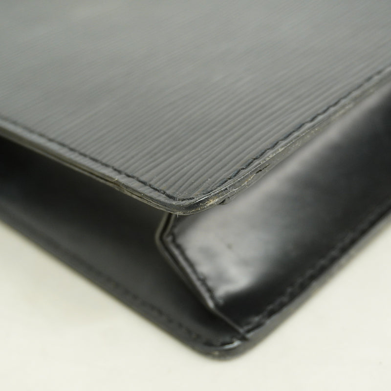 【6hf6184】ルイヴィトン クラッチバッグ エピ ポシェットオム M52522 ノワール【中古】メンズ