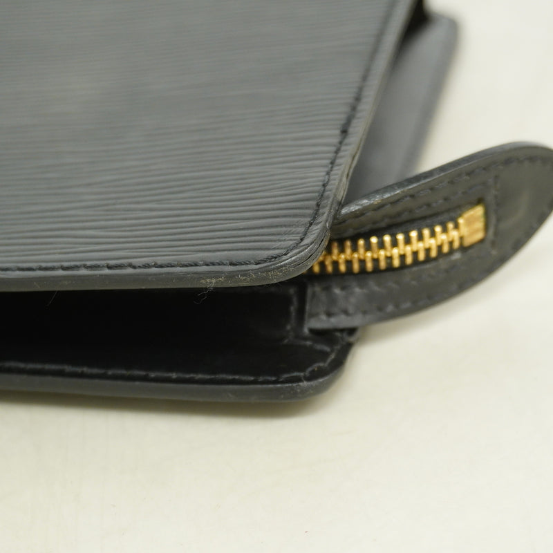 【6hf6184】ルイヴィトン クラッチバッグ エピ ポシェットオム M52522 ノワール【中古】メンズ