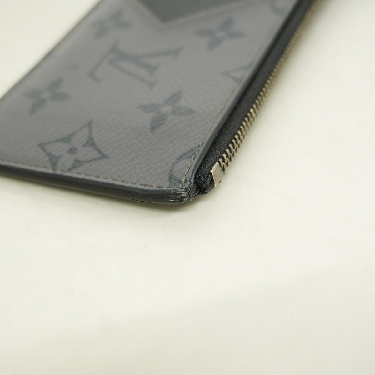 【6hf6188】ルイヴィトン コインケース モノグラム・エクリプス リバース コインカードホルダー M69533 ブラック グレー【中古】メンズ