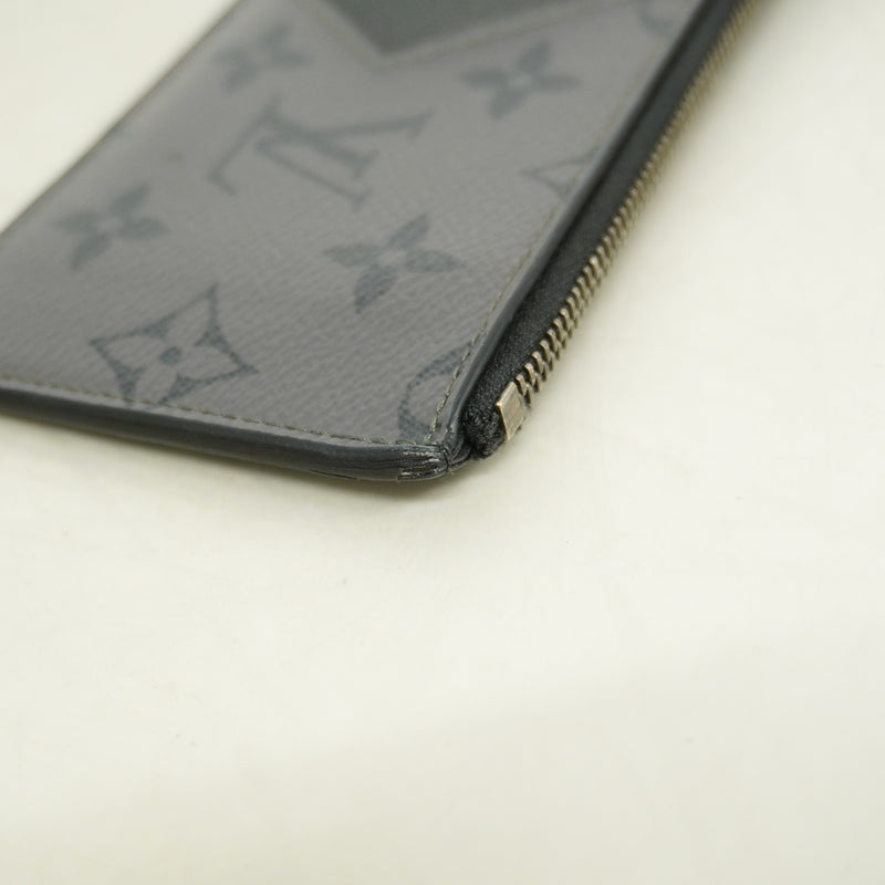 【6hf6188】ルイヴィトン コインケース モノグラム・エクリプス リバース コインカードホルダー M69533 ブラック グレー【中古】メンズ