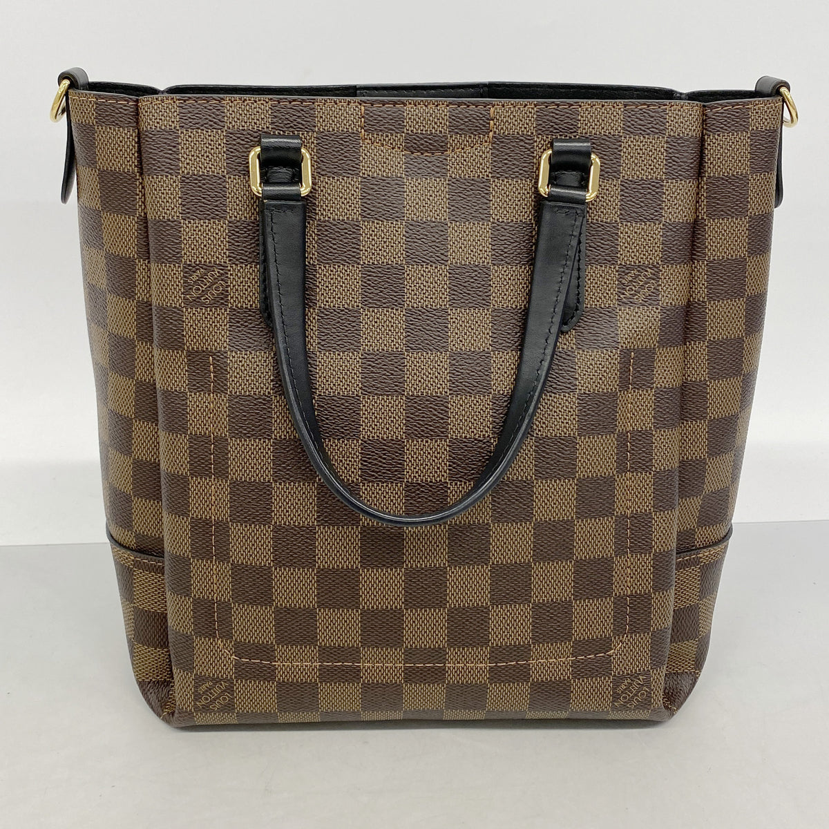 【6hf6190】ルイヴィトン ハンドバッグ ダミエ ベルモントBB N60348 エベヌ 2wayバッグ【中古】レディース