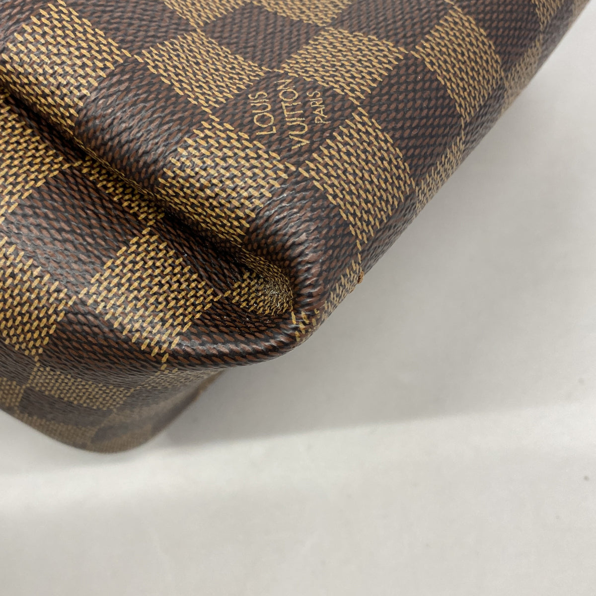 【6hf6190】ルイヴィトン ハンドバッグ ダミエ ベルモントBB N60348 エベヌ 2wayバッグ【中古】レディース