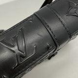 【6hf6193】ルイヴィトン ボディバッグ モノグラム･シール トランクスリングバッグ M57952 ブラック【中古】メンズ