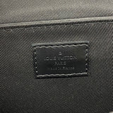 【6hf6193】ルイヴィトン ボディバッグ モノグラム･シール トランクスリングバッグ M57952 ブラック【中古】メンズ