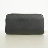 【6hf6197】シャネル 長財布 キャビアスキン ブラック ゴールド金具【中古】レディース