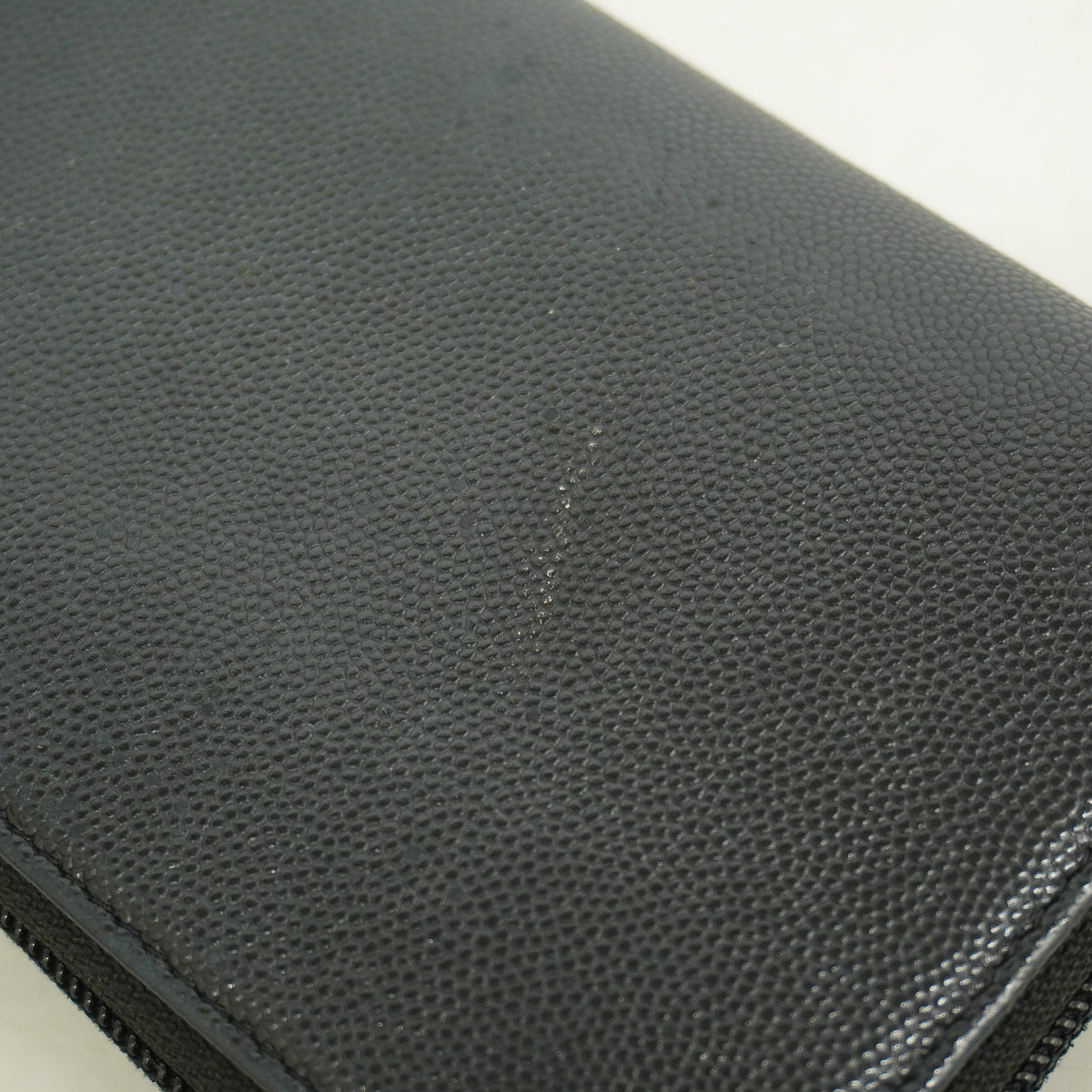 【6hf6197】シャネル 長財布 キャビアスキン ブラック ゴールド金具【中古】レディース