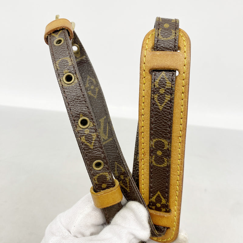 【6hf6223】ルイヴィトン ショルダーバッグ モノグラム ポシェットマルリーバンドリエール M51828 ブラウン【中古】レディース