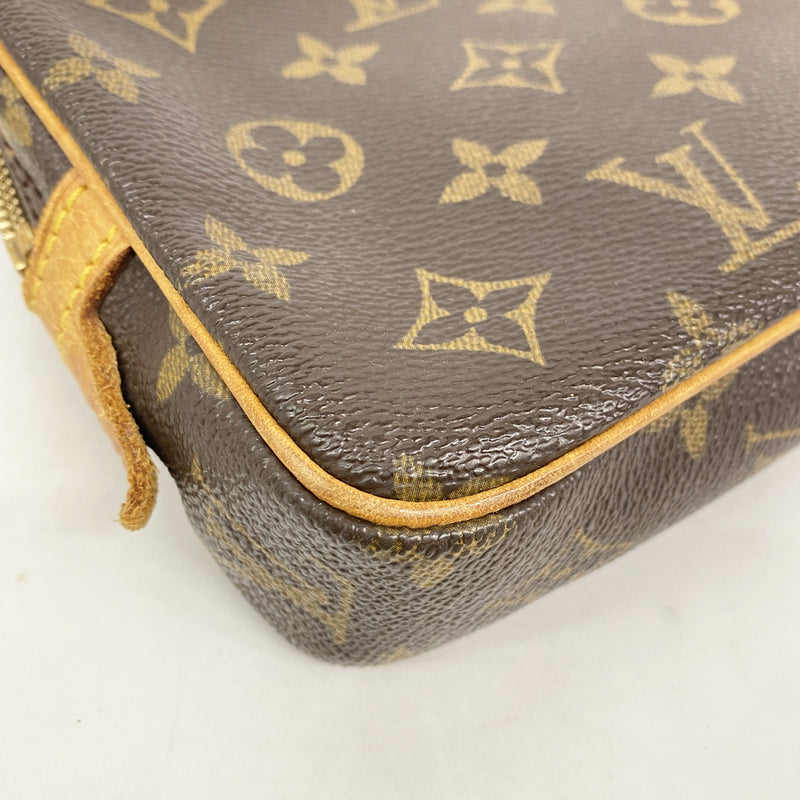 【6hf6223】ルイヴィトン ショルダーバッグ モノグラム ポシェットマルリーバンドリエール M51828 ブラウン【中古】レディース