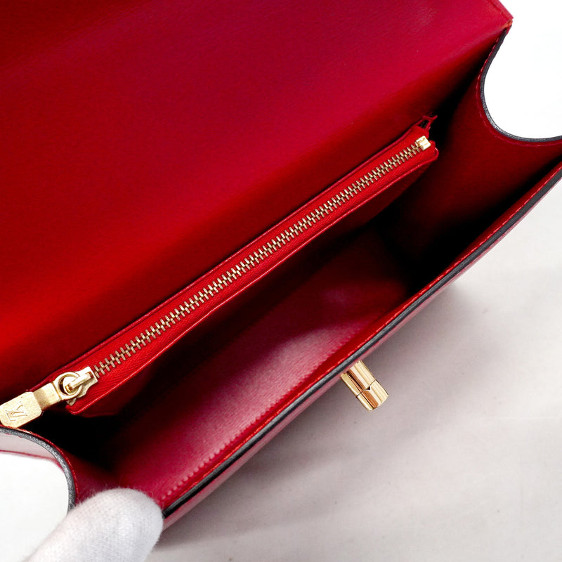 【6hf6237】ルイヴィトン ハンドバッグ エピ マルゼルブ M52377 カスティリアンレッド【中古】レディース