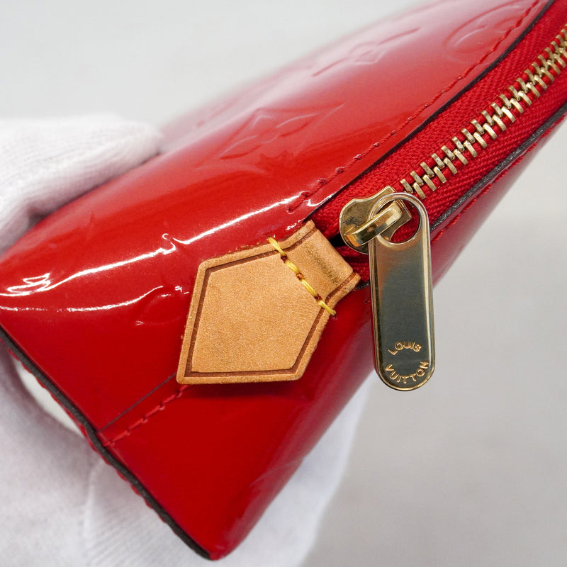 【6hf6238】ルイヴィトン ポーチ ヴェルニ ポシェットコスメティック M90172 スリーズ【中古】レディース
