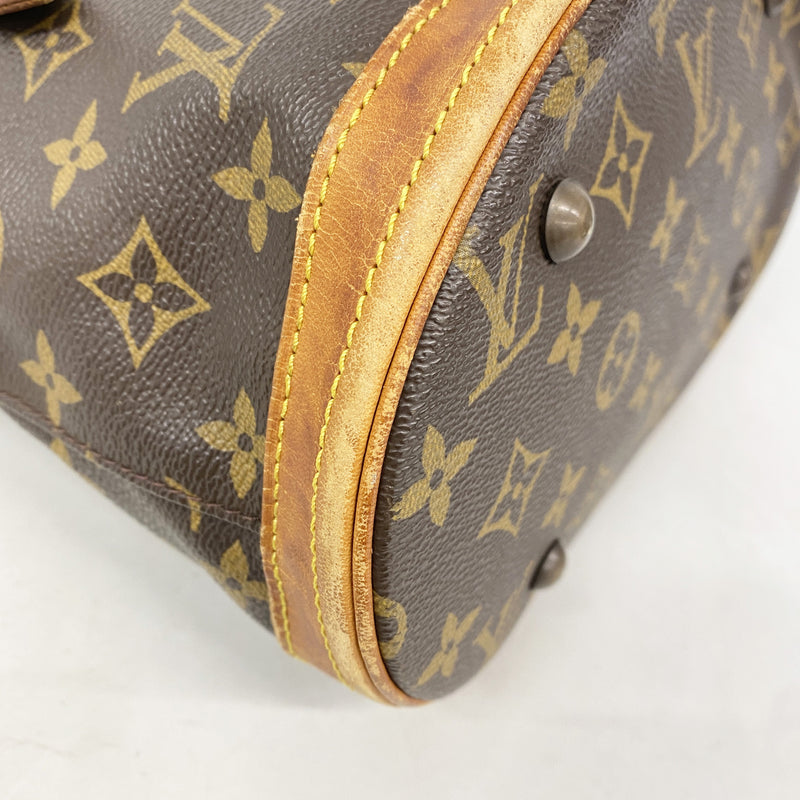 【6hf6240】ルイヴィトン トートバッグ モノグラム バケットPM M42238 ブラウン【中古】レディース