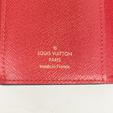 【6hf6245】ルイヴィトン 三つ折り財布 ダミエ ポルトフォイユヴィクトリーヌ N41659 エベヌ【中古】レディース