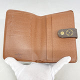 【6hf6246】ルイヴィトン 財布 モノグラム ポルトパピエジップ M61207 ブラウン【中古】レディース